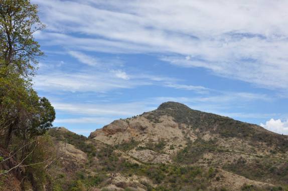 Mt. Bouvain, o mais alto da parte norte de Sint Statius - Caribe